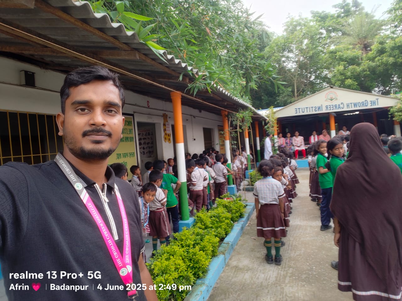 Morning assembly gathering