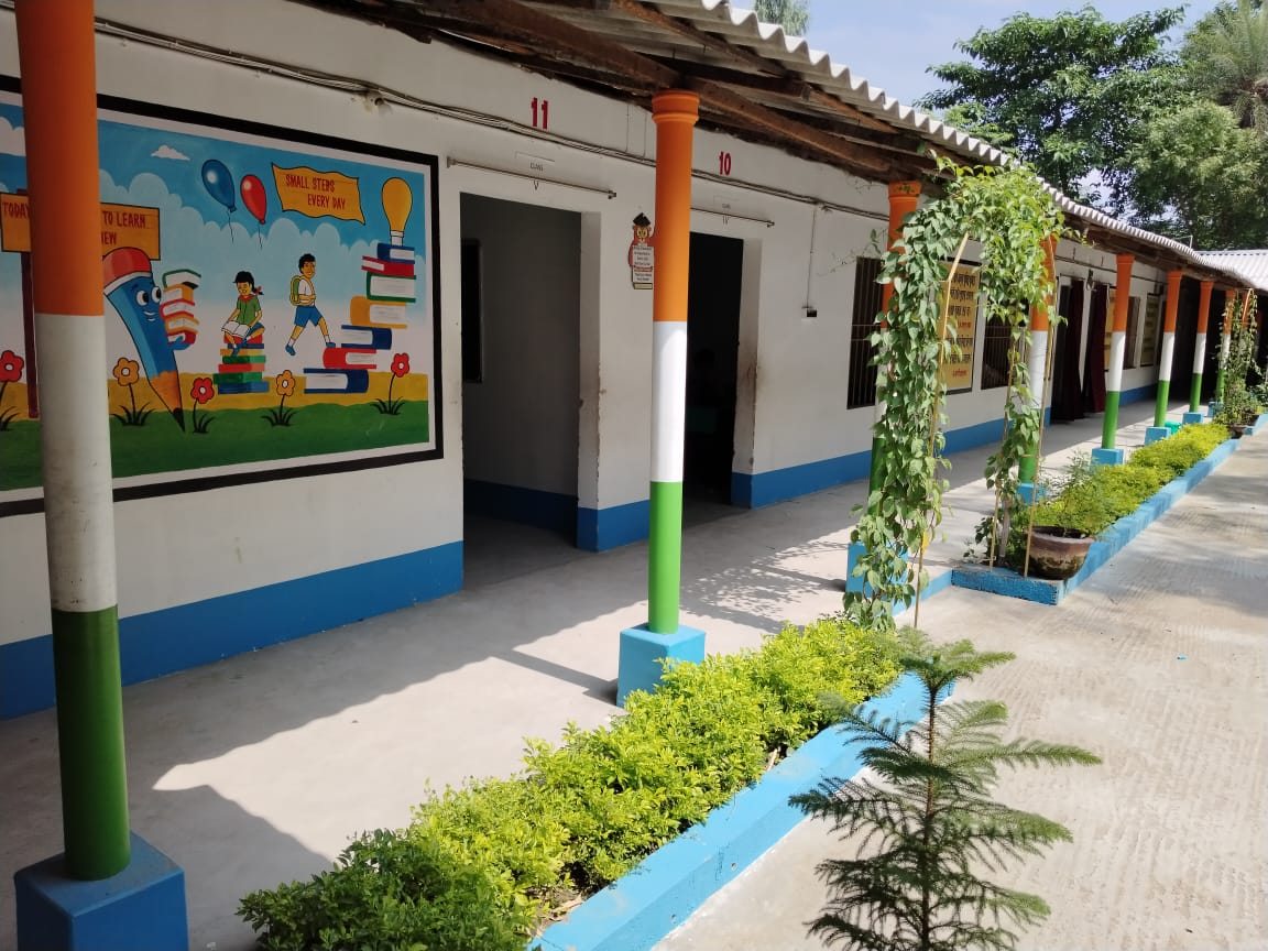 School building front view